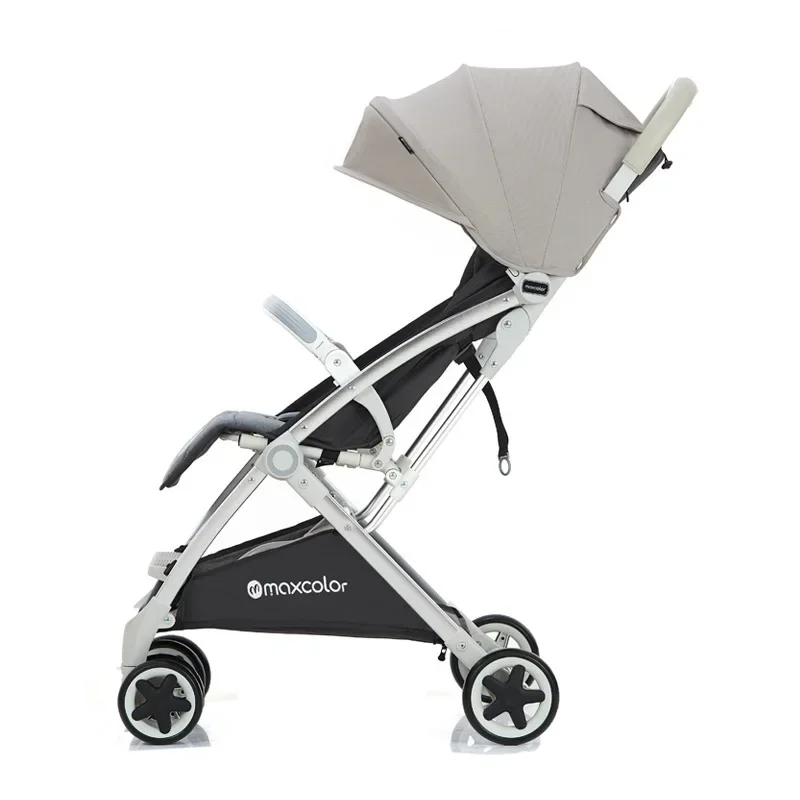 

Two-way Seat Baby Stroller Can Sit or Lie Down Lightweight Newborn Travel Stroller Foldable Adjustable Four-wheeled Stroller