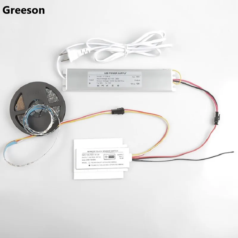 Éclairage D'armoire Dédié Alimentation 12 V Interface Interrupteur