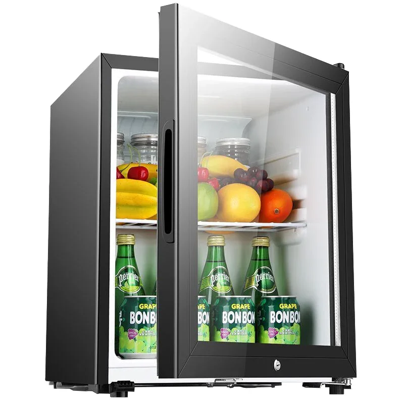 220V Office Family Hotel Tea Fruit Refrigerator Beverage Freezer 50L Large Capacity Mini Single Door Refrigerator Ice Bar BC-50