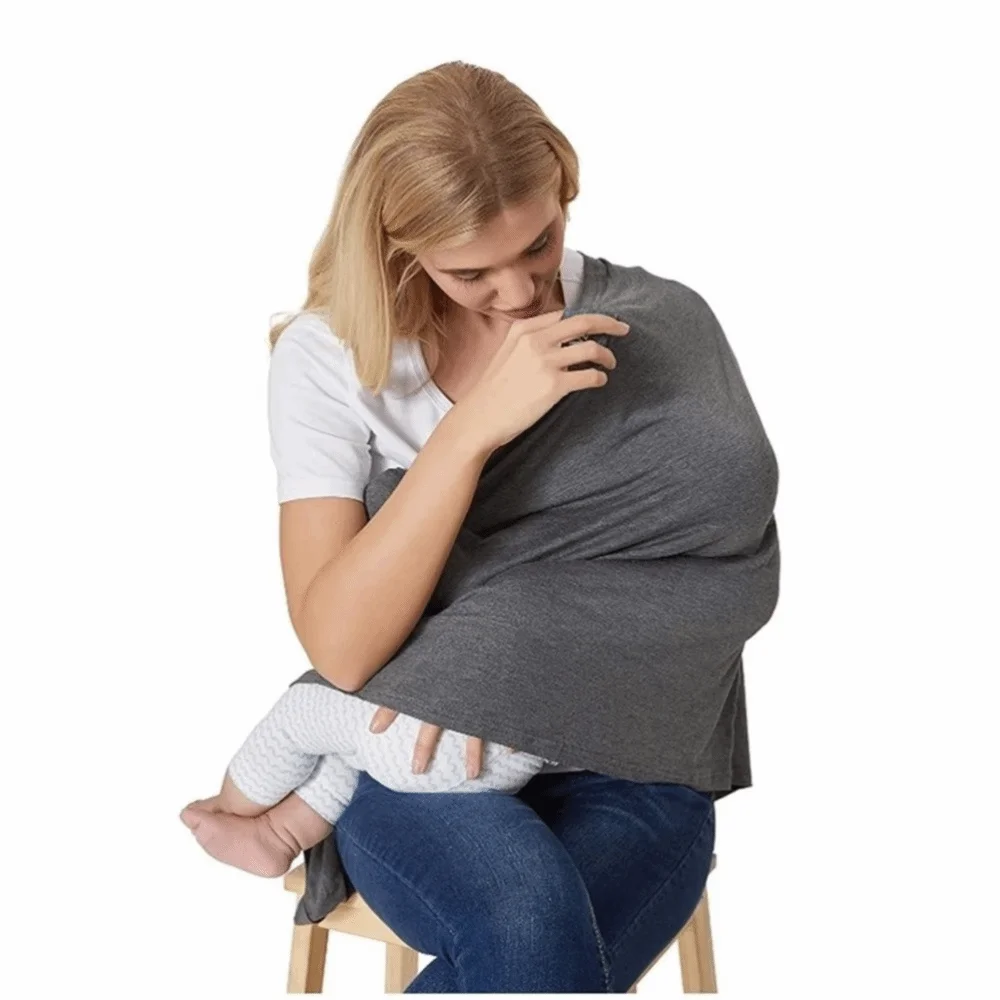 Comfortable Maternal Nursing Covers Soft Button Nursing Scarf Adjustable Anti-Exposure Mother's Nursing Towel Baby Wrap