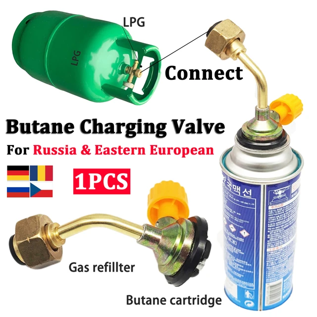 Adaptateur de cartouches de gaz pour cuisinière à gaz extérieure - Pour  camping et camping - Adaptateur de buse pour LPG, cylindre plat, adaptateur  de bouteille : : Sports et Loisirs