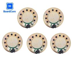 Compact Iron Shell Loudspeaker Set - 5PCS 0.5W 8 Ohm (20mm)
