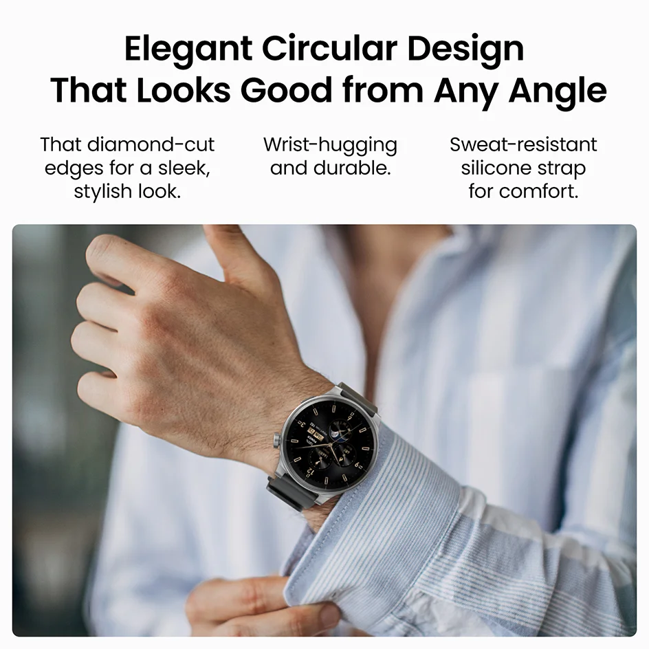 TOZO S5 Smart Watch (Answer/Make Calls) description image 2