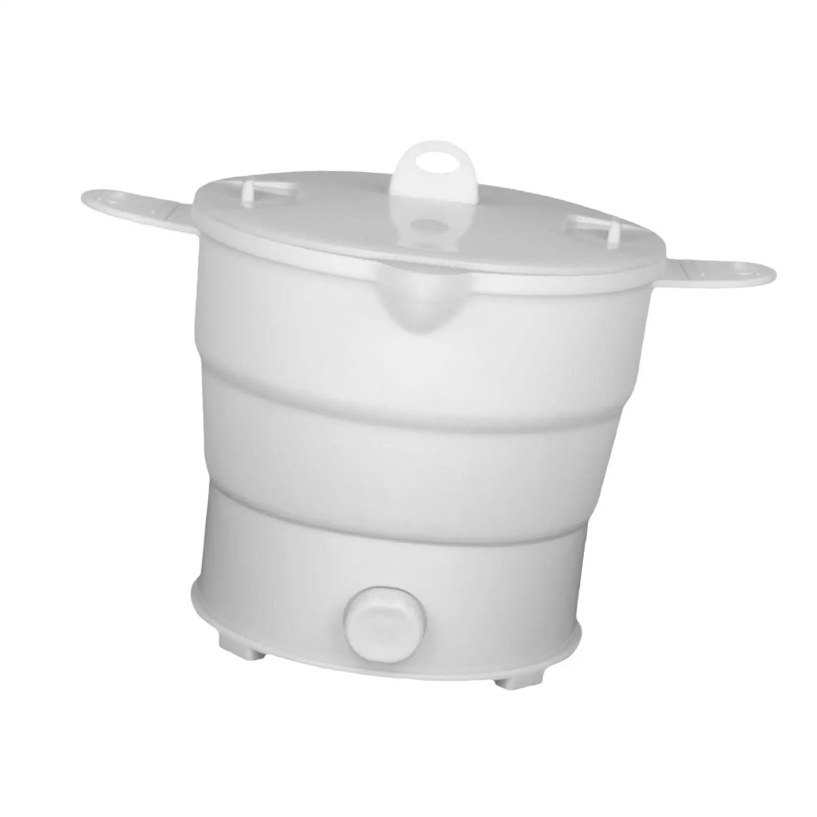 Water Boiling Pot Travel Hot Pot 1.2L Silicone Cookerware Boiling Water Steamer