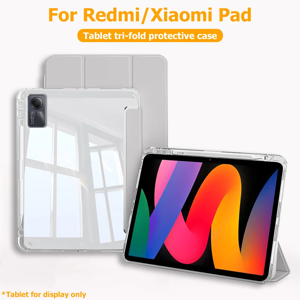 Premium Tri-fold Tablet Case with Folding Stand and Protective Cover