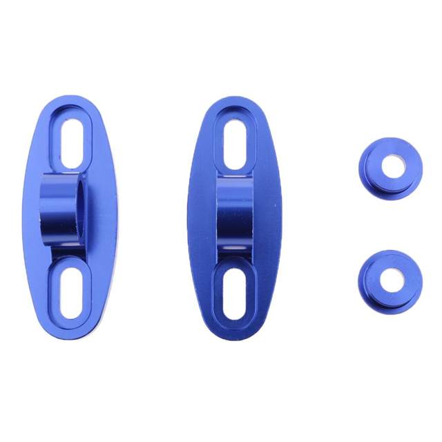 Motorcycle CNC Aluminum Rearview Mirror W/Fairing Adapters Holder Mount