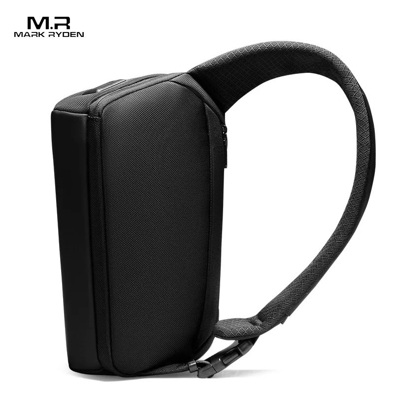 Waterproof CrossBag Personality Fashion Men Magnetic Messenger Bag Lightweight Minimalist Sling Shoulder Bag