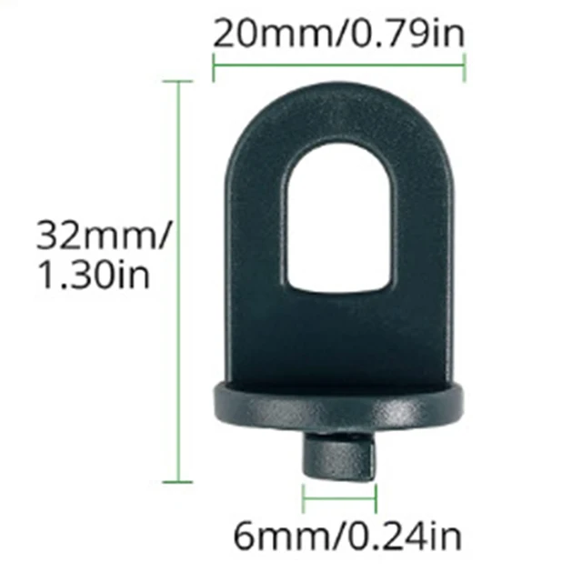 50Db Üvegházhatású Klipek Műanyag Horgos Rögzítő Kötött Csat Tartó Edény Növényi Zöldség Fogas Klip - Image 5