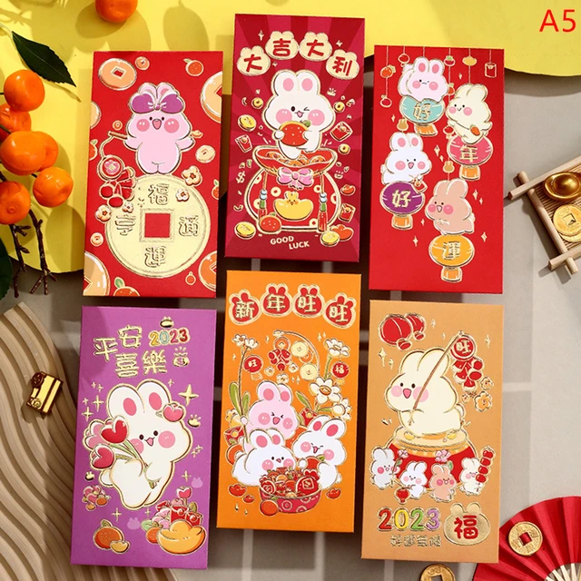 Year of the Rabbit Craft: Mask & Lucky Red Envelope with Coupons