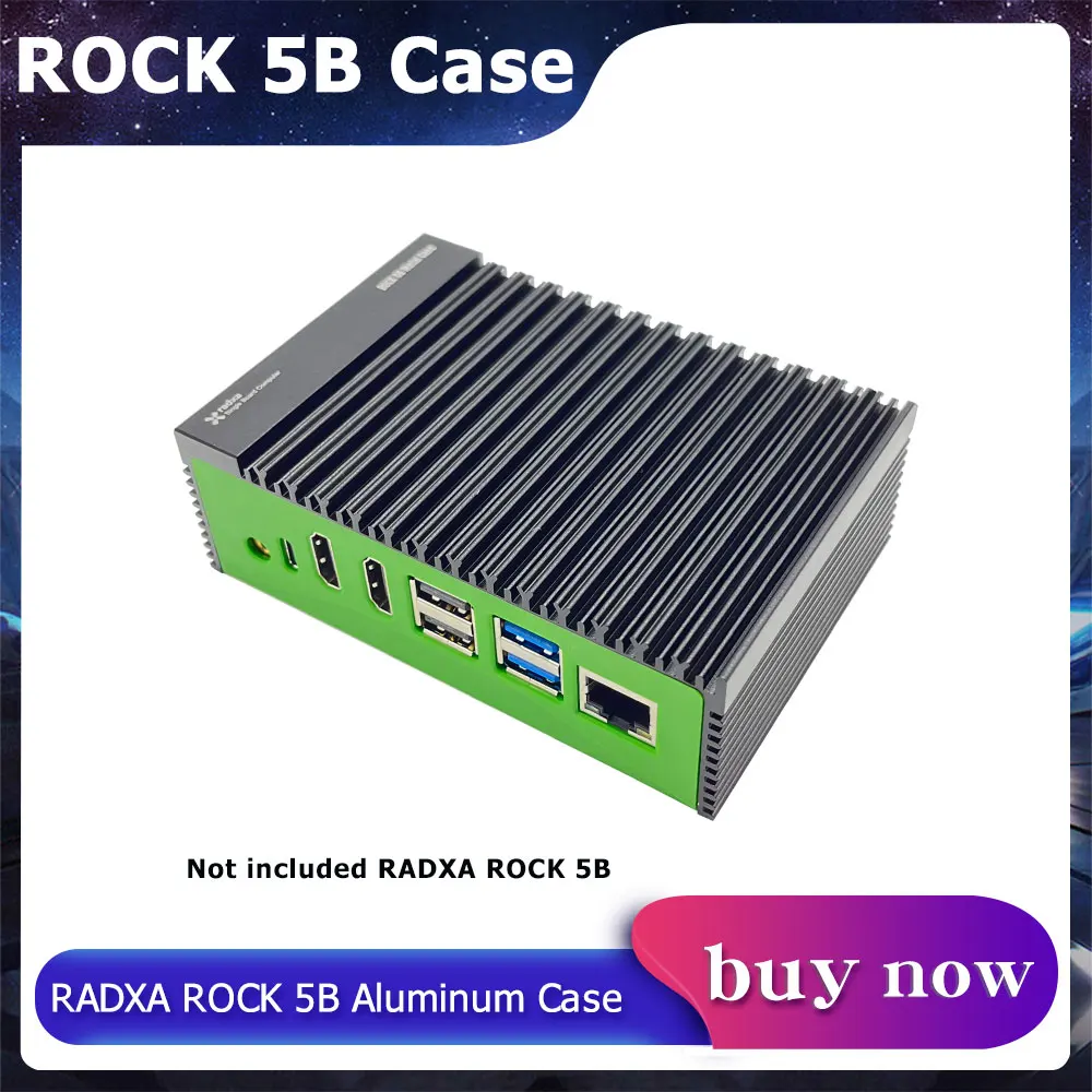 

RADXA ROCK 5B Metal Shell