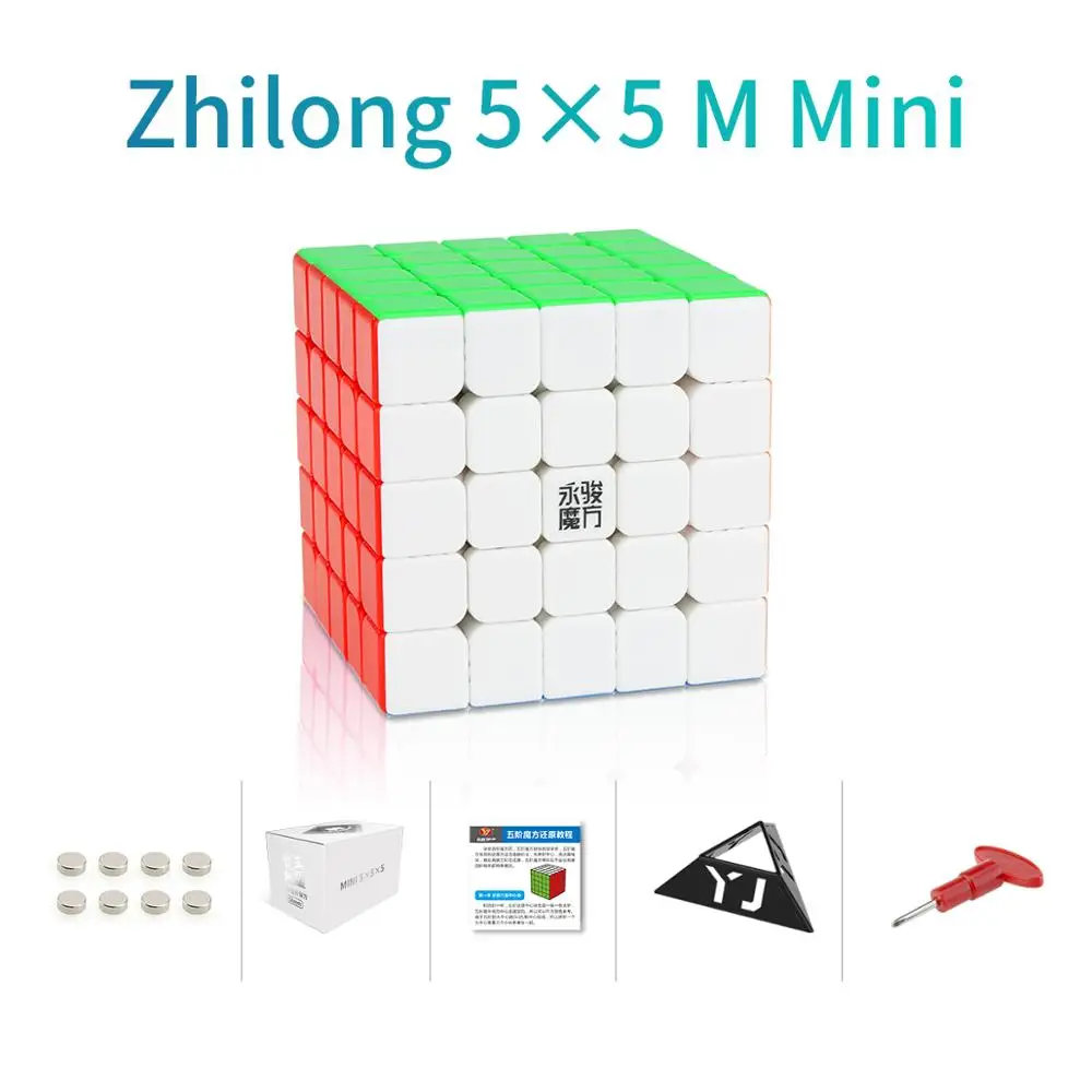 [Picube] yj zhilong 3x3 4x4 5x5x5 mini cubo mágico magnético 3x3x3 4x4x4  5x5 ímãs concorrência quebra-cabeça cubos profissionais especiais