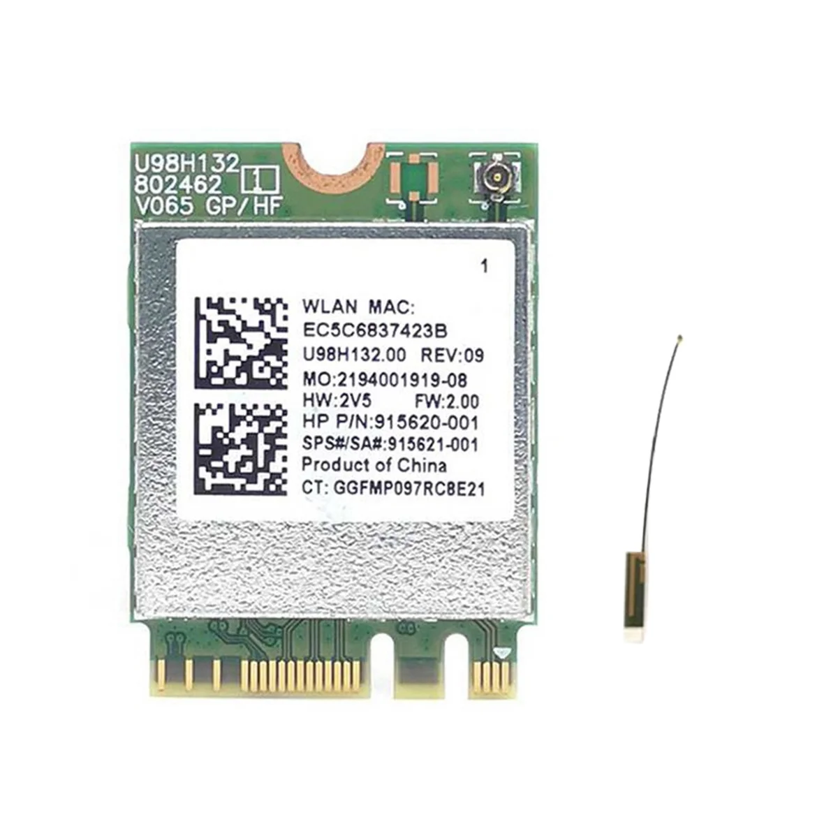 Rtl8821Ce 802.11Ac 1 X1 Wi-Fi + Bt 4.2 Scheda Adattatore Combo Sps 915621-001 Scheda Netowrk Wireless Per Serie Hp Probook 450 G5