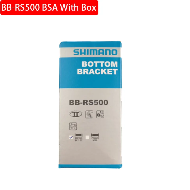 SHIMANO Bottom Bracket BB-RS501 BSA Fits 68/70mm BB-RS500-PB