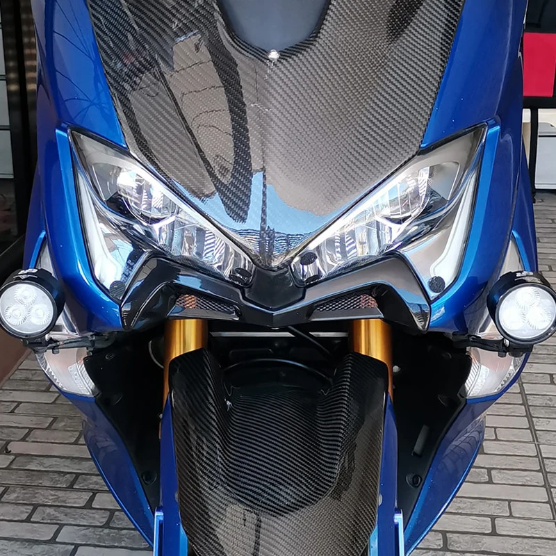 Motorcycle Accessories Motorcycle Fairing Motorcycle Winglet Motorcycle Wing Kit Beak Nose Extension Cover ABS Plastic Front Winglets Aerodynamic For YAMAHA TMAX530 TMAX560 Tmax 560 T MAX 530 SX DX