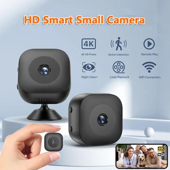 Smart 4K Mini Camera Full Color Night Vision High Definition WiFi Monitor Waterproof Motion Detect Home Security Monitor 1
