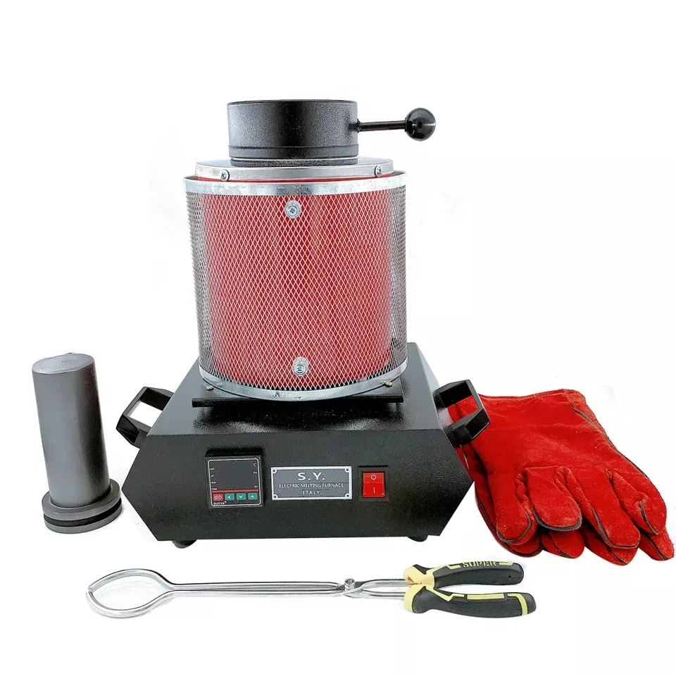 Mini 1/2/3KG Melting Furnace Melting Induction for GOLD and Silver Copper