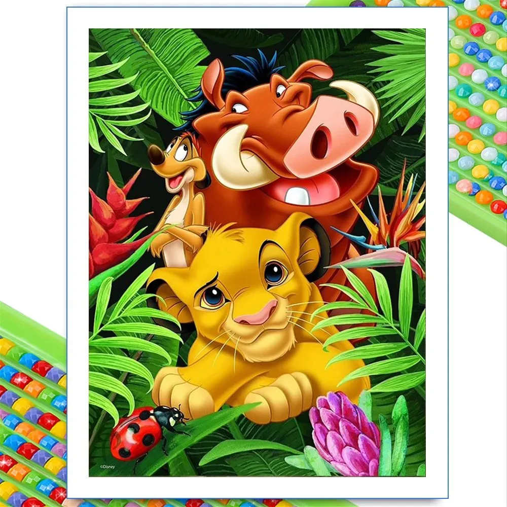 Disney Diamond Art Painting for Home Decor DIY Rhinestone Embroidery Snow White and the Seven Dwarfs Cross Stitch Chipmunk Broth