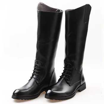 Fashion Casual Tall Leather Boots 1