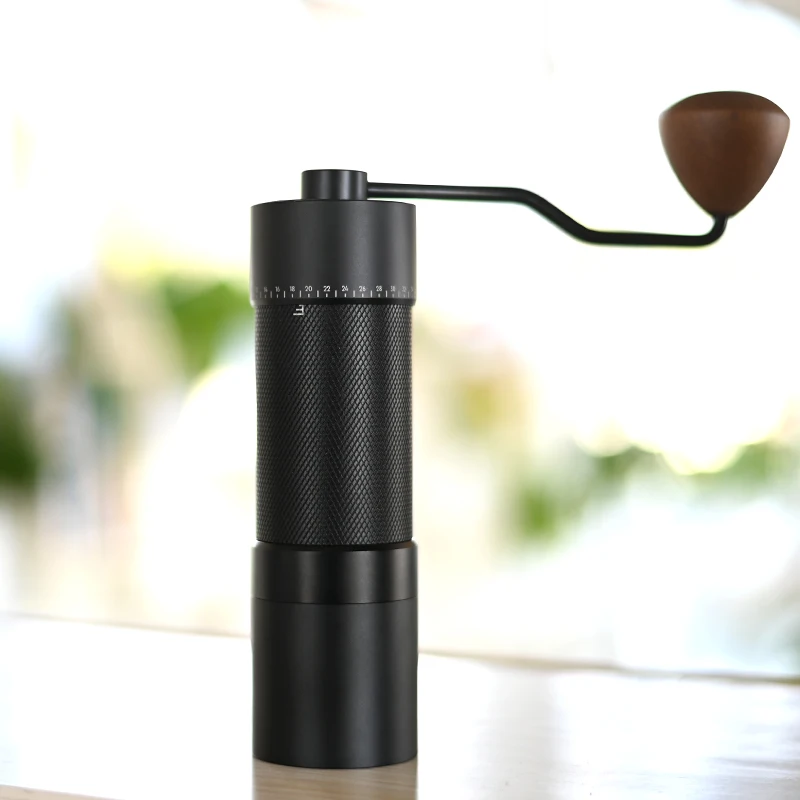 Manual Coffee Grinder 38mm 7core burr 3 bearings Portable Adjustable Espresso Grinder