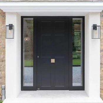 Sixinalu 집 외부 전면 문짝 강화 유리 입구 문짝 메인 게이트, 현대 알루미늄 보안 문짝, 집 장식