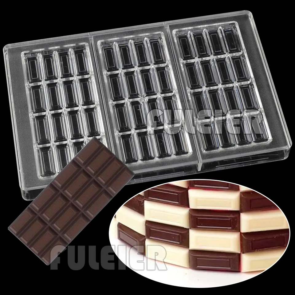 Stampo Per Cioccolatini Sottile 11 Cavità - Per Dolci, Sapone, Gesso, Bombe Da Bagno, In PVC Professionale - 4