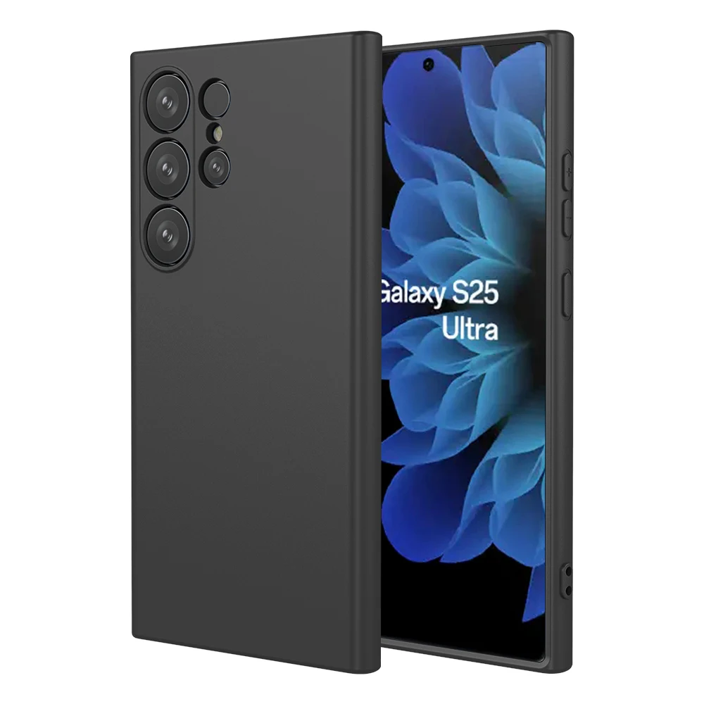 Ultra Slim Rubber Case with Microfiber Lining - Rugged Armor Silicone Case