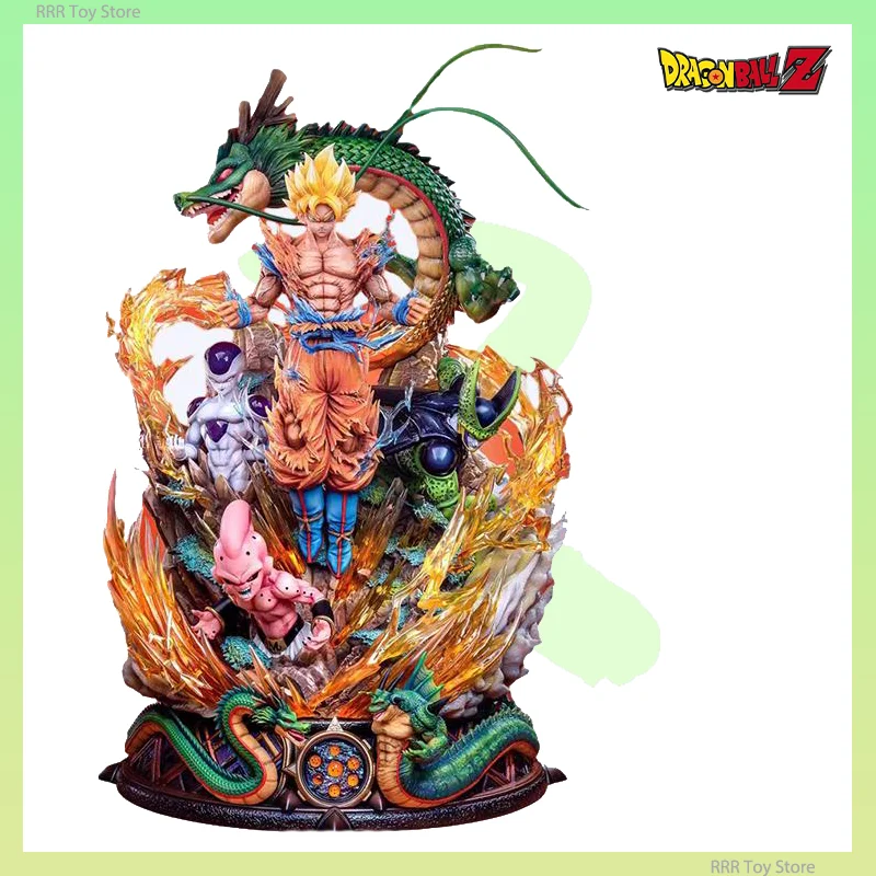 

Dragon Ball Son Goku Anime Figure GK Super Saiyan Son Goku Figures Cell Shenron Buu Toy Model Statue Collection Hobby Doll Gifts