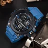 Top Luxury Electronic Watch for Man Outdoor Sport Watch Stopwatch Waterproof Calendar Digital Clock 24355 6
