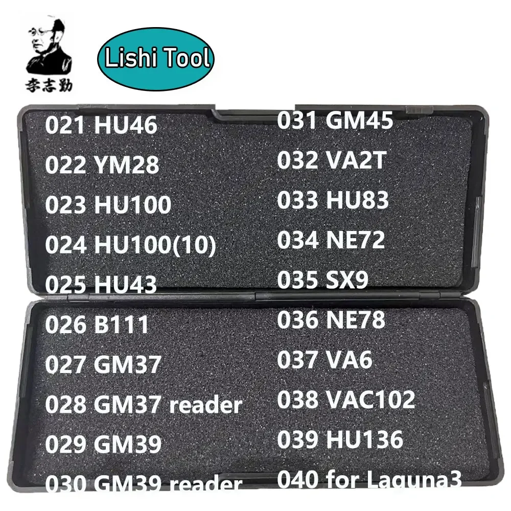 Lishi 2 in 1 Locksmith Tool SS001 SS002 SS002R SC1 SC4 KW1 KW5 R52 M1 M1/MS2 AM5 BE2-6 BE2-7 C123 SC20 TE2 LW4 LW5 House