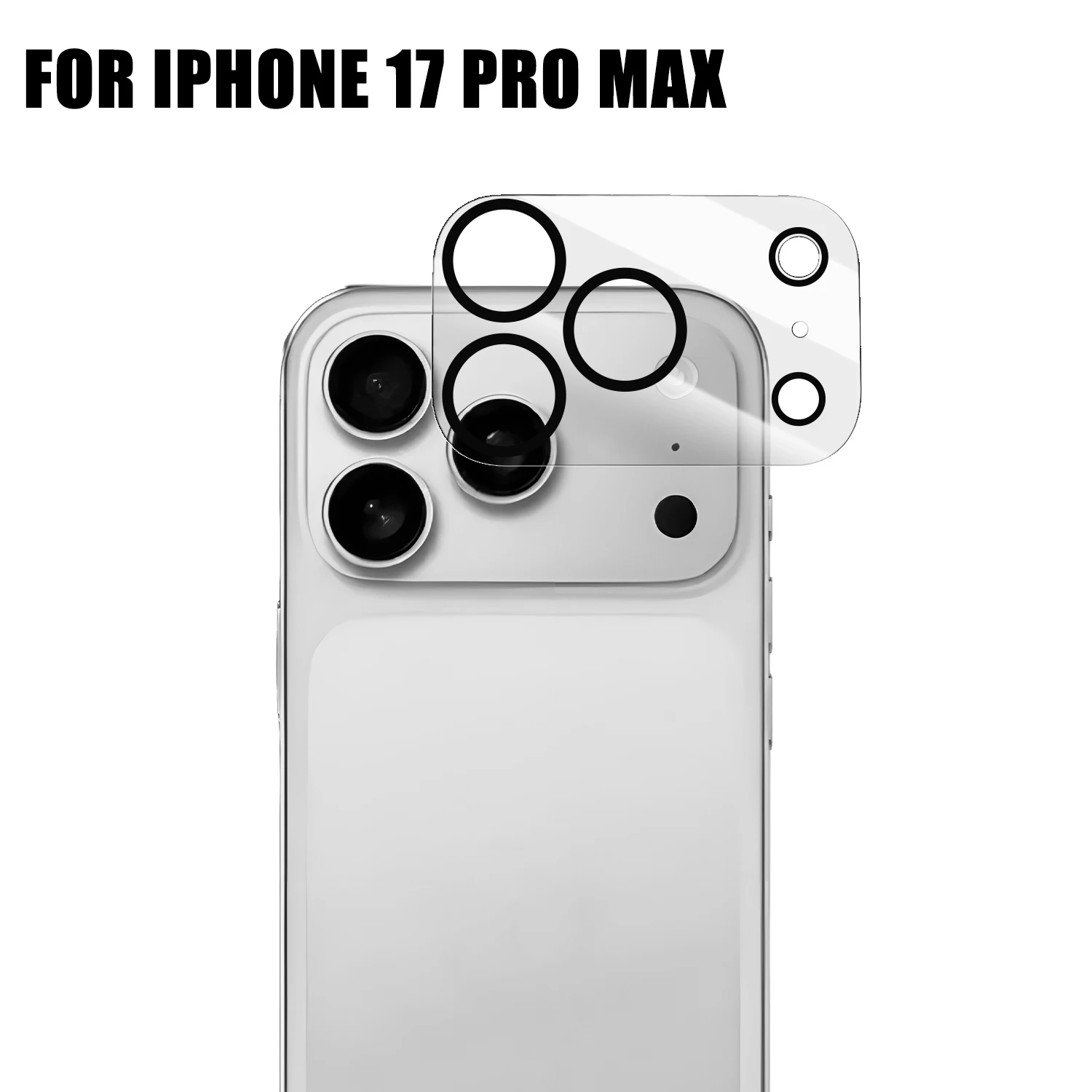 Premium HD Tempered Glass Camera Lens Protector - 9H Durability