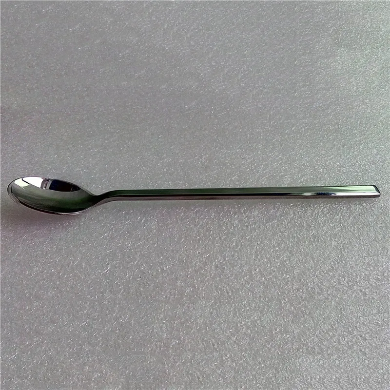 20.5cm Length Stainless Steel Cutlery Long Handled Spoon Coffee Ice Cream Scoops Flatware Perfect