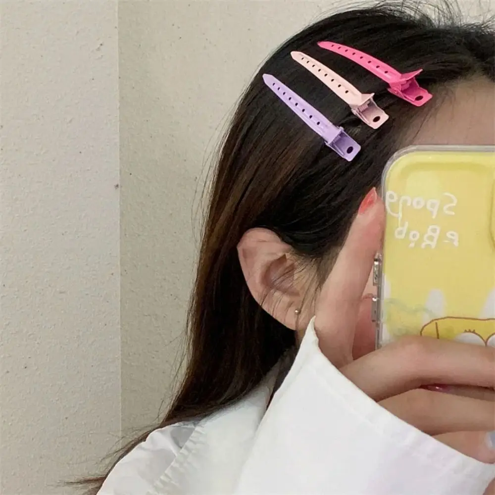 

Ice Cream Color Hairdressing Hairpin Hair Styling Tools Anti-slip Metal Hair Clip Barrettes Headwear Invisible