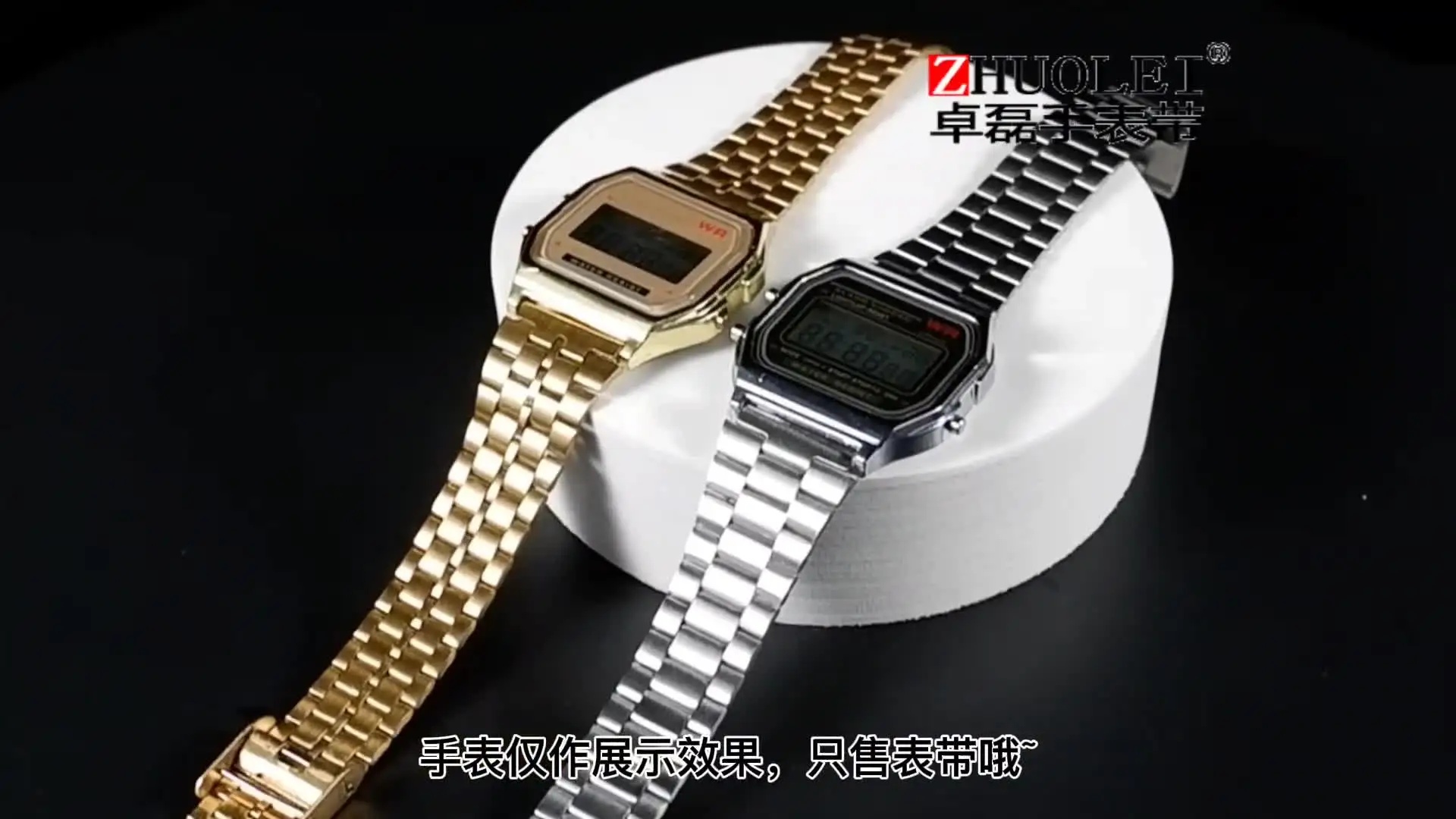 フィットカシオステンレス鋼時計バンド A158 A159 A168 A158W f91w LA