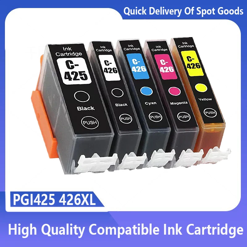 

PGI-425 CLI-426 PGI425 CLI426 compatible ink cartridge for Canon PIXMA MG6140/MG6240/MG8140/MG8240 Printer