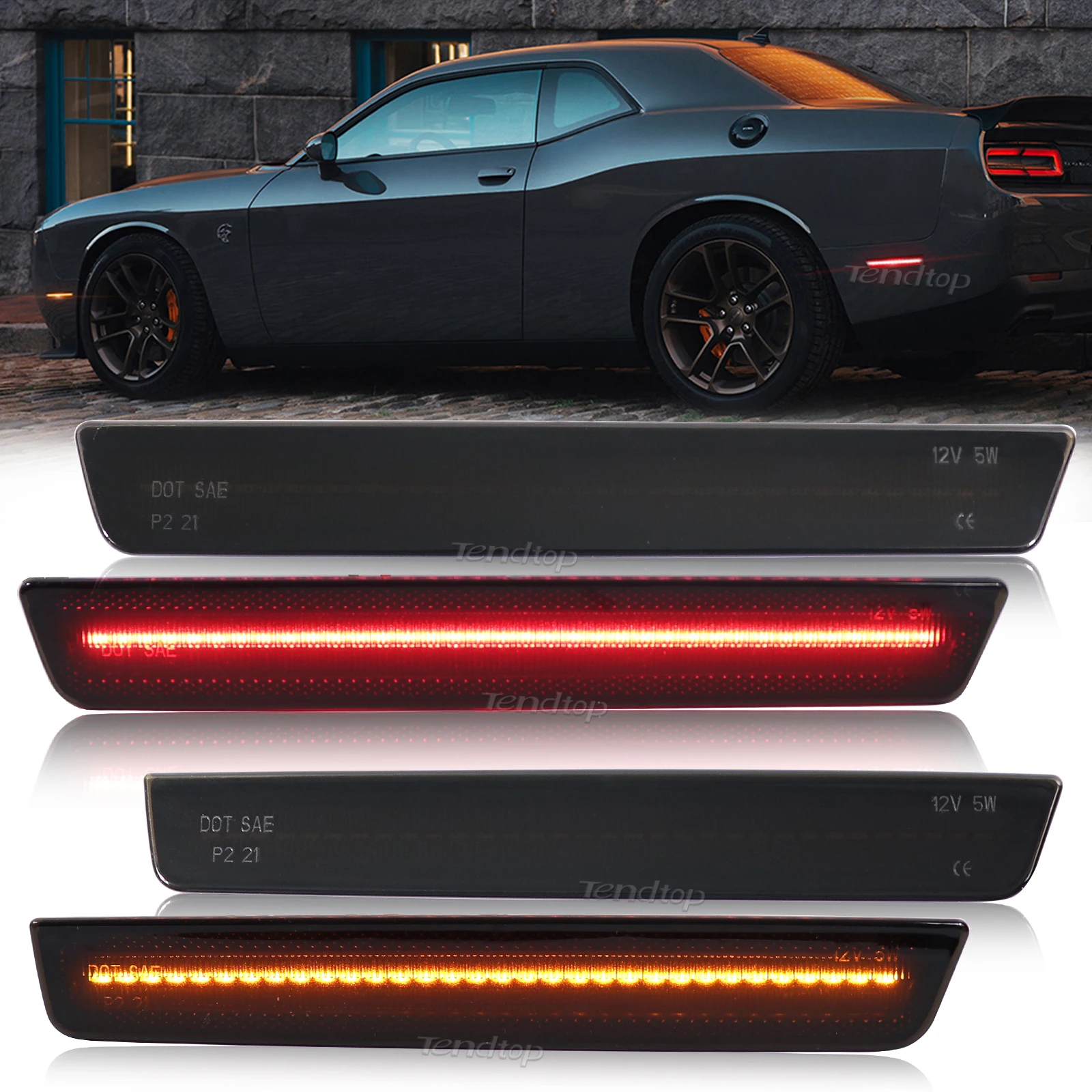 

Фонарь задний/передний для Dodge Challenger 2015 2016 2017 2018 2019 2020-2023