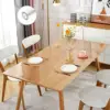 Rectangular PVC transparent tablecloth, waterproof and scratch-proof, suitable for table table family tablecloth 2
