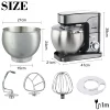 12L Stand Mixer Kitchen Aid Food Blender Cream Whisk Cake Dough Mixers With Bowl Stainless Steel Chef Machine Charm Sonifer 6