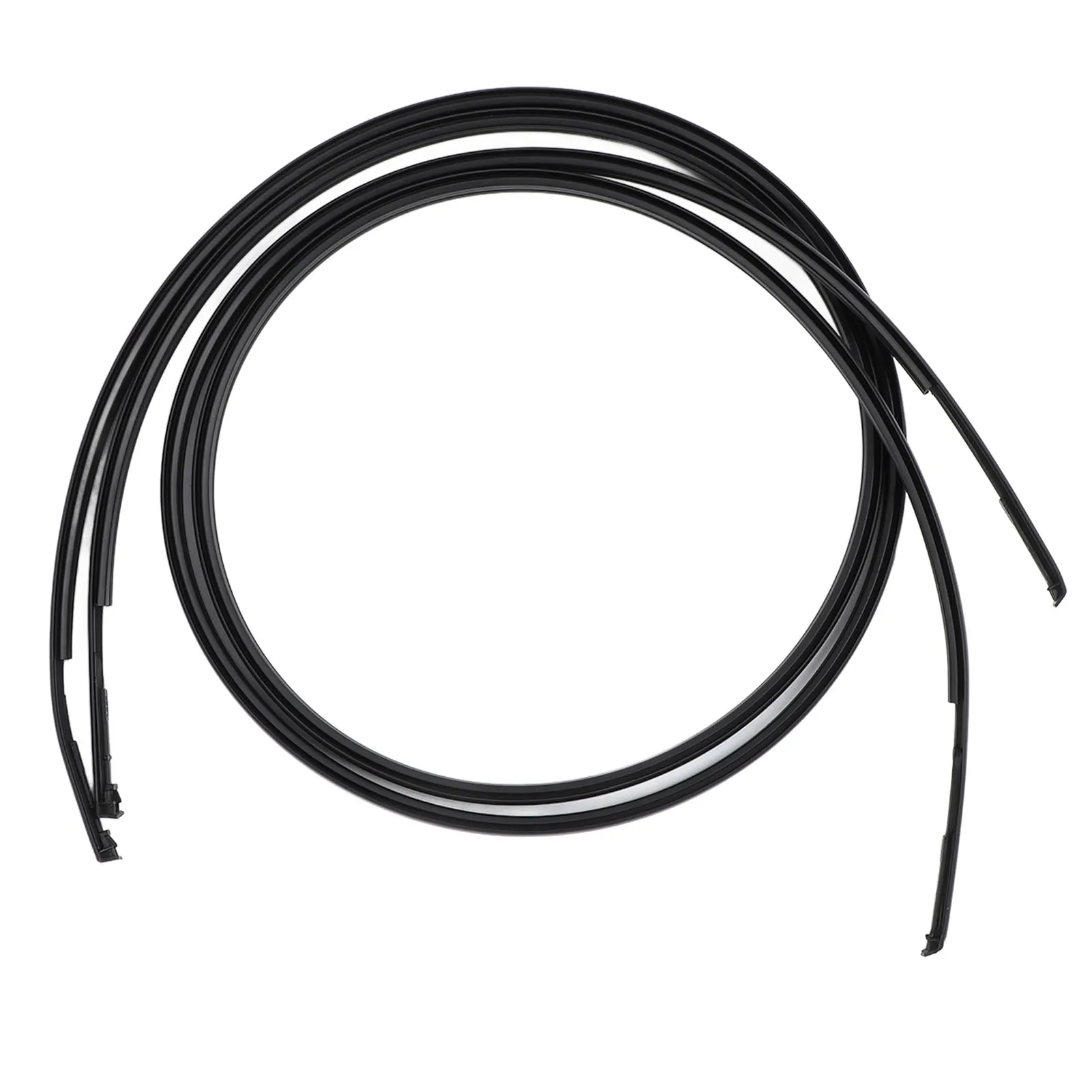 1 Paar Auto-Dach-Tropf-Dichtungsstreifen-Dichtungsverkleidung 75552-52190 Gummi, auslaufsicher, robust, für Toyota Prius C 2012–2021, 75551–52210 – Detail 4