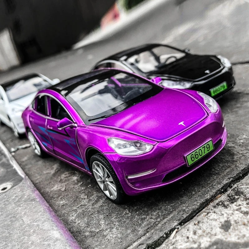 1/32 Tesla Model S Alloy Car Model Diecast Tesla Model 3 Model X Mini