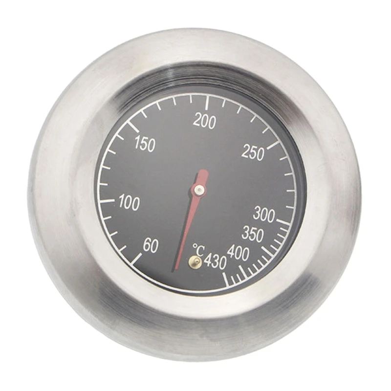 

BBQ Thermometer Gauge Stainless Steel Charcoal Grill Smoker Temperature Gauge 203C