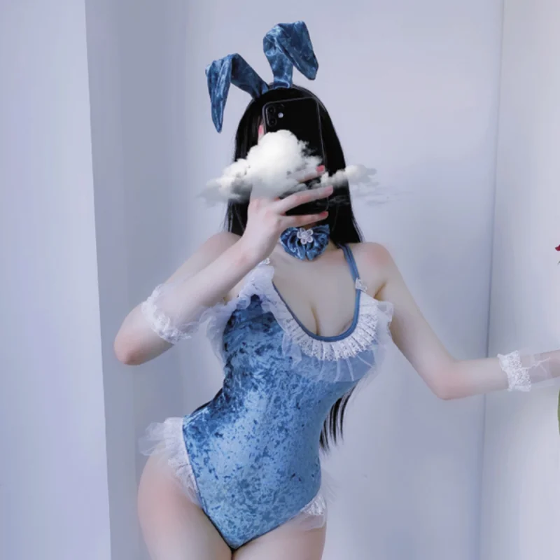 Plus Size Sexy Cosplay Lingerie Budysuit Bunny Suit Anime Lingerie Kawaii Role Play Bunny Girl Anime Cosplay Sexy Costumes women lingerie women lingerie set women cosplay costume