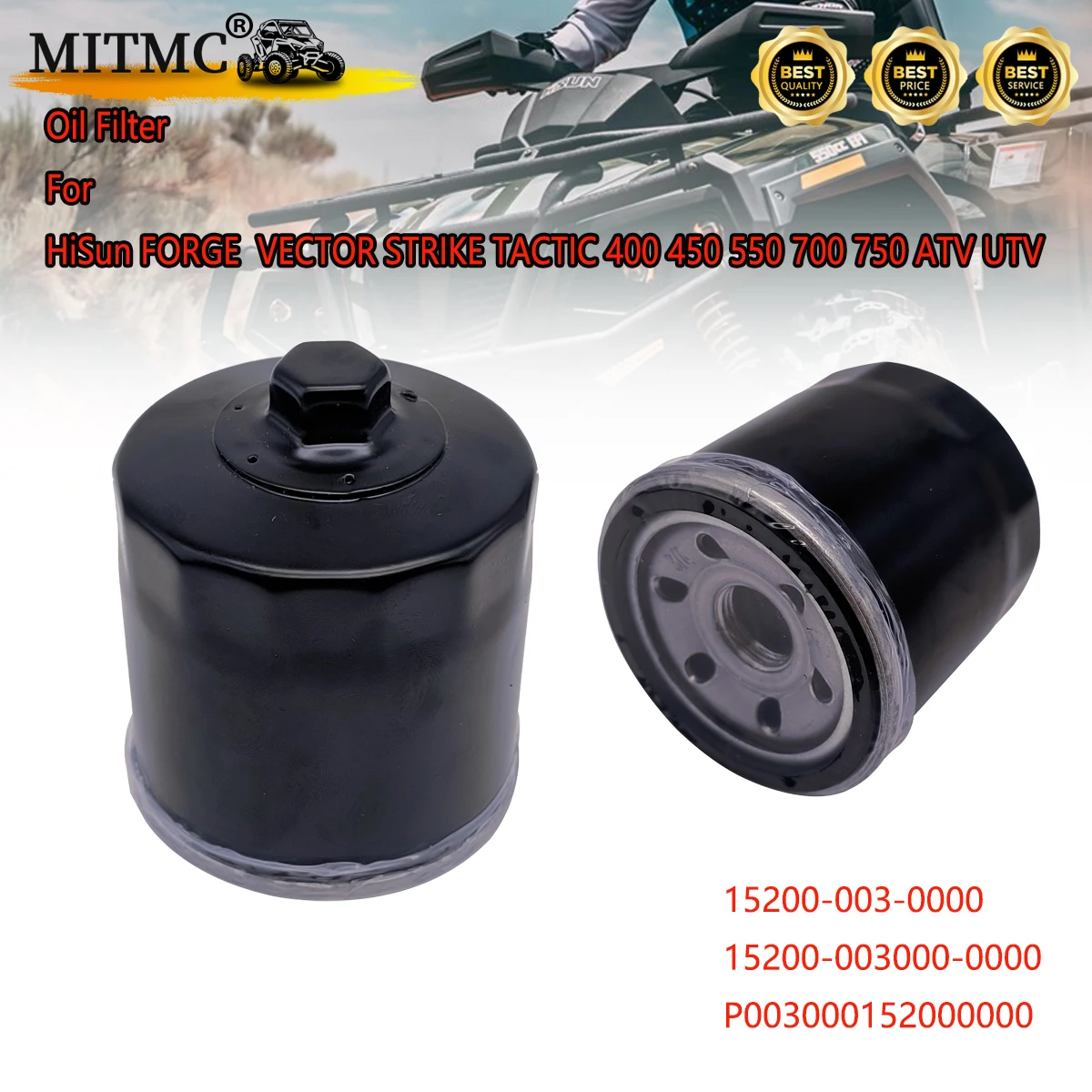 Oil Filter With Nuts For Easy Installation For HiSun FORGE VECTOR ...
