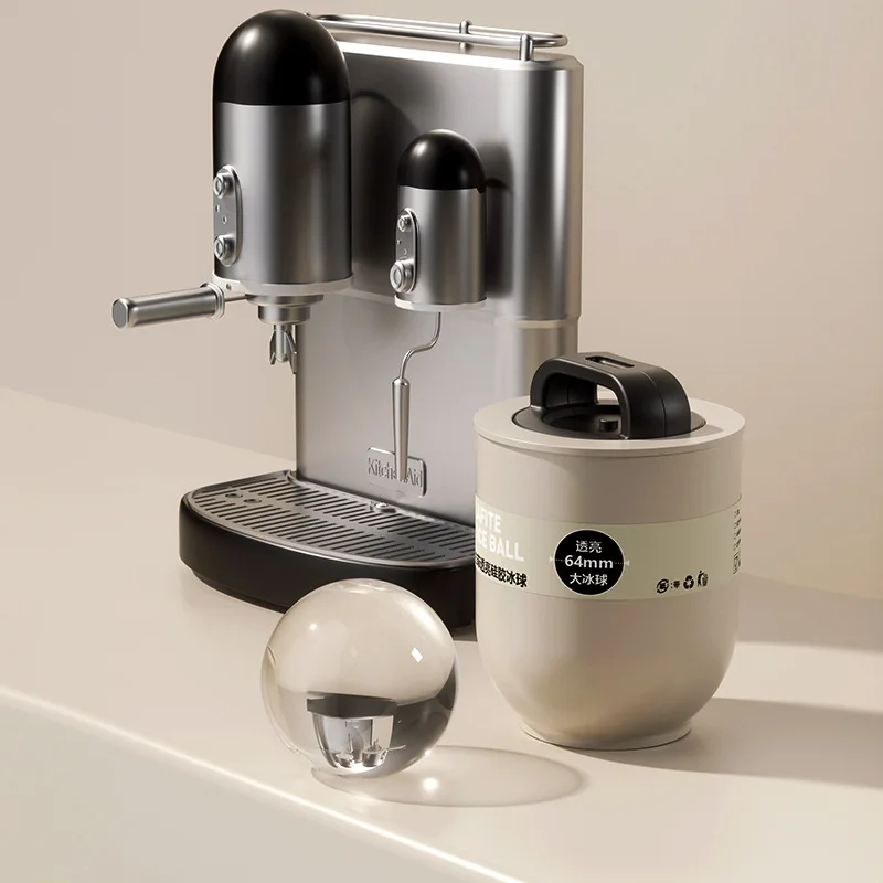 Clear Whiskey Large Ice Ball Mould Crystal Clear No Bubbles Food Grade Silicone Sphere Ice Mold Bar Party Household Kitchen Tool