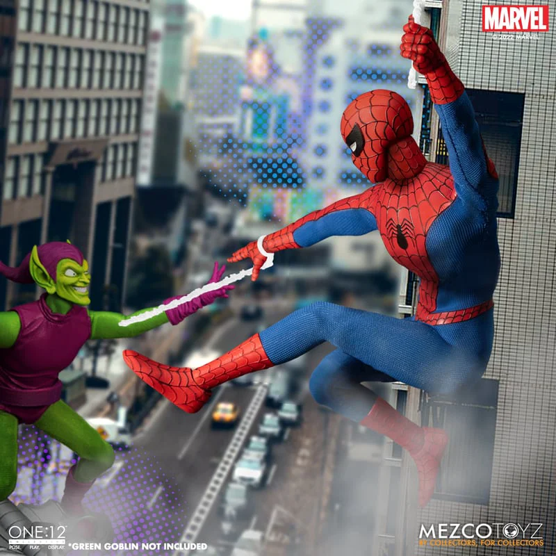 Mezco-スパイダーマンのアクションフィギュア,オリジナルの