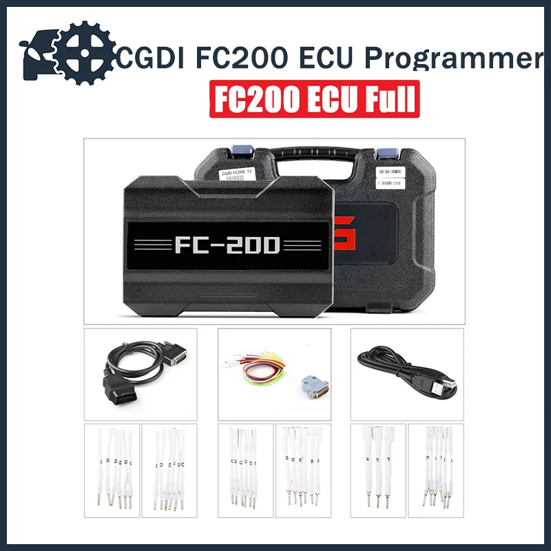 

ECU Программатор V1.1.1.0 CG CGDI FC200, полная версия, поддержка 4200 ECUs, 3 рабочих режима, адаптер для MPC5XX