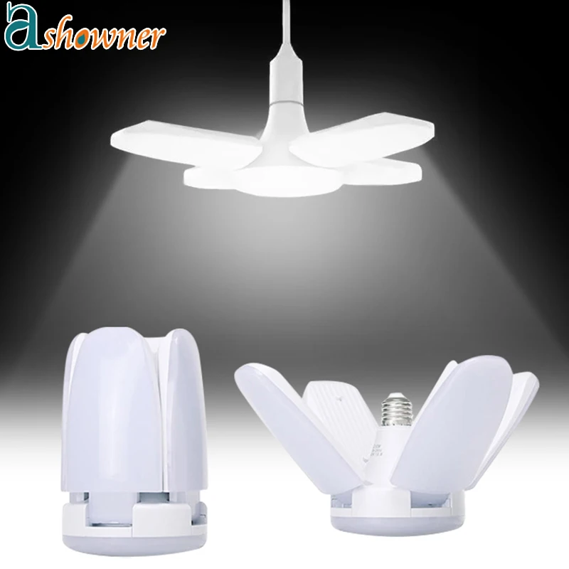 E27 LED Bulb Fan Blade in Use