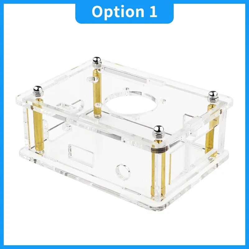 Orange Pi 3 LTS Acrylic Shell Tranparent Enclosure Optional Optional Cooling Fan