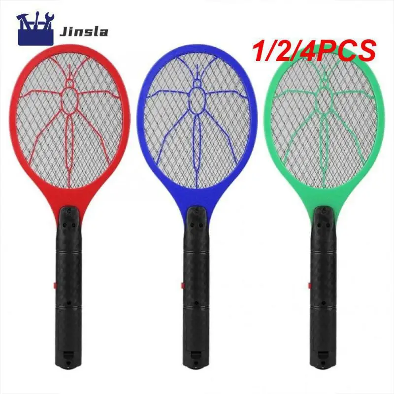1/2/4Pcs Electric Fly Insect Bug Zapper Bat Handheld Insect Fly Swatter Racchetta Portatile Zanzare Killer Controllo Dei Parassiti Per