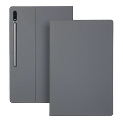 Magnetic Stand Cover with Auto Sleep/Wake and Pencil Holder for Tab S7 S8 11 inch (Gray)
