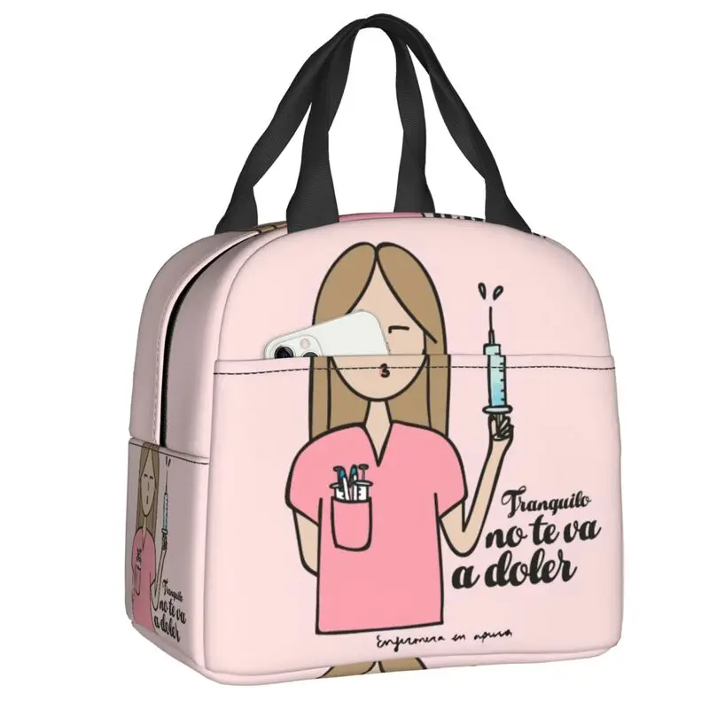 Women Nurse Lunch Bag lunch bag bento bag cooler bag electric lunch box